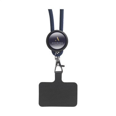 Logotrade liikelahja tuotekuva: Pitsinauha GRS RPET 5 mm avainnauha