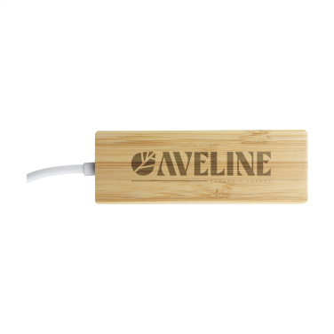 Logo trade mainoslahjat ja liikelahjat kuva: Bambu USB-keskitin