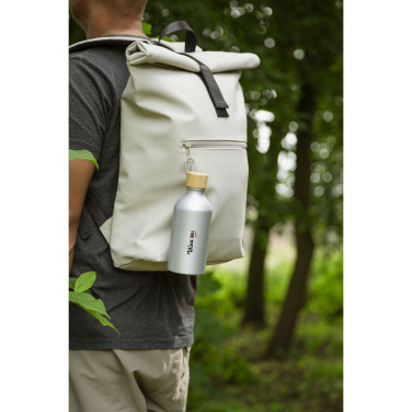 Logotrade liikelahja tuotekuva: AluBamboo GRS Kierrätetty Alu 500 ml vesipullo