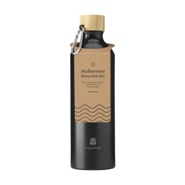 Logotrade liikelahjat kuva: AluBamboo GRS Kierrätetty Alu 750 ml vesipullo