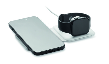 Logotrade mainoslahjat kuva: 2 in 1 taitettava laturi 15W