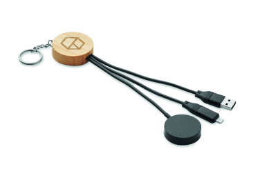 Logo trade liikelahjat tuotekuva: Avaimenperä 4 in 1 60W kaapelil