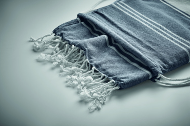 Logo trade liikelahja kuva: Hammam pyyhe kiristysnyöri setti