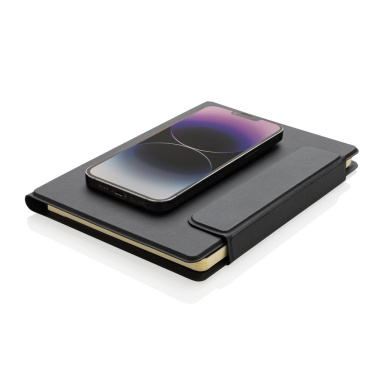 Logotrade mainostuote tuotekuva: Stuart RCS-sertifioitu RPU magneettinen A5-kansio