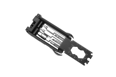 Logo trade liikelahja mainoslahja tuotekuva: Pyörätyökalusarja MERAPI Schwarzwolf