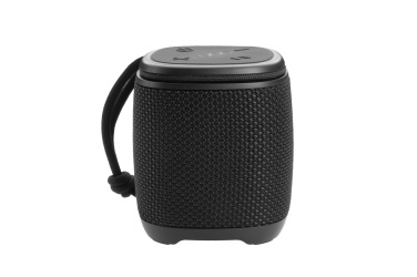 Logotrade mainoslahja tuotekuva: Bluetooth-kaiutin HERMON Schwarzwolf