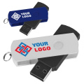 Metalli- ja muovinen USB-tikku, monivärinen