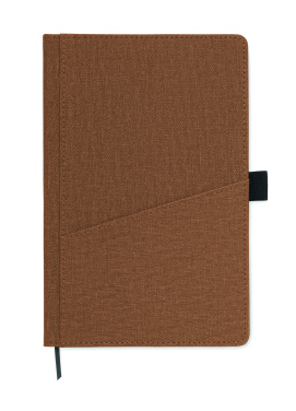 Logo trade mainostuote kuva: A5 muistikirja PU etutaskulla