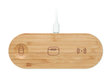 Logotrade mainoslahja ja liikelahja kuva: 3 in 1 15W langaton laturi