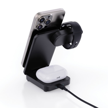 Logotrade mainoslahja ja liikelahja kuva: Urban Vitamin Arcadia RCS rplast 15W 3in1 magn. laturi