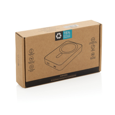 Logotrade liikelahja tuotekuva: Amporia RCS -10 000 mAh magneettinen powerbank
