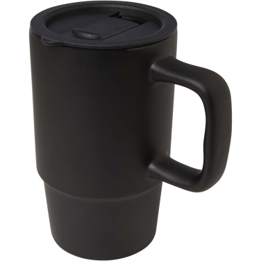 Logotrade liikelahja mainoslahja kuva: Carter keramiikkamuki muovikannella, 450 ml