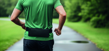 Logotrade liikelahja mainoslahja kuva: Sport vyölaukku 600D RPET