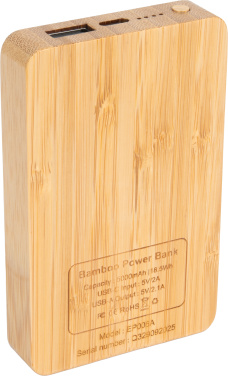 Logotrade liikelahja tuotekuva: Varavirtalähde 5000 mAh valaistulla logolla