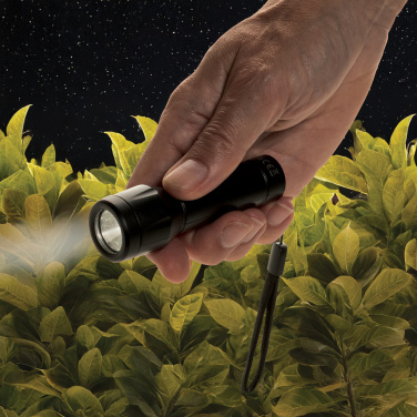 Logo trade mainostuote kuva: Flara RCS -kierrätysmuovinen USB-ladattava taskulamppu