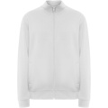Ulan täysvetoketjullinen pusero, unisex, Valkoinen
