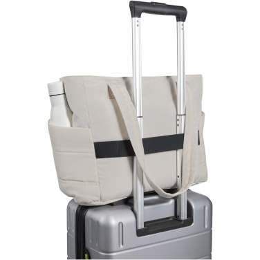 Logotrade liikelahjat mainoslahjat tuotekuva: Puffer 15,6 tuuman GRS-kierrätetystä materiaalista valmistettu kannettavan tietokoneen laukku, 18 l