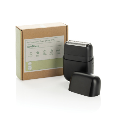 Logo trade mainostuote kuva: TrimBlade ladattava matkapartakone (IPX7)