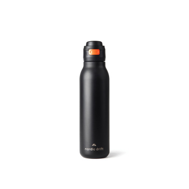 Logo trade mainostuotet tuotekuva: Nordic Drift Trail RCS -yksiseinämäinen juomapullo 750 ml