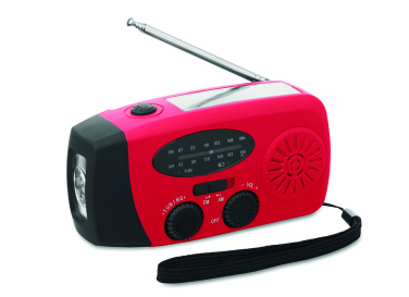 Logo trade liikelahjat tuotekuva: Radio SOS LED-taskulampulla