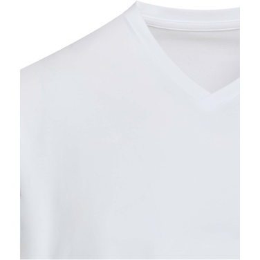 Logotrade liikelahjat mainoslahjat tuotekuva: Balfour lyhythihainen, OCS-sertifioitu V-aukkoinen unisex-t-paita 200 g/m²:n kankaasta