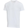 Balfour lyhythihainen, OCS-sertifioitu V-aukkoinen unisex-t-paita 200 g/m²:n kankaasta, Valkoinen