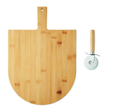 Logo trade mainostuotet tuotekuva: Pizzalauta & leikkuri