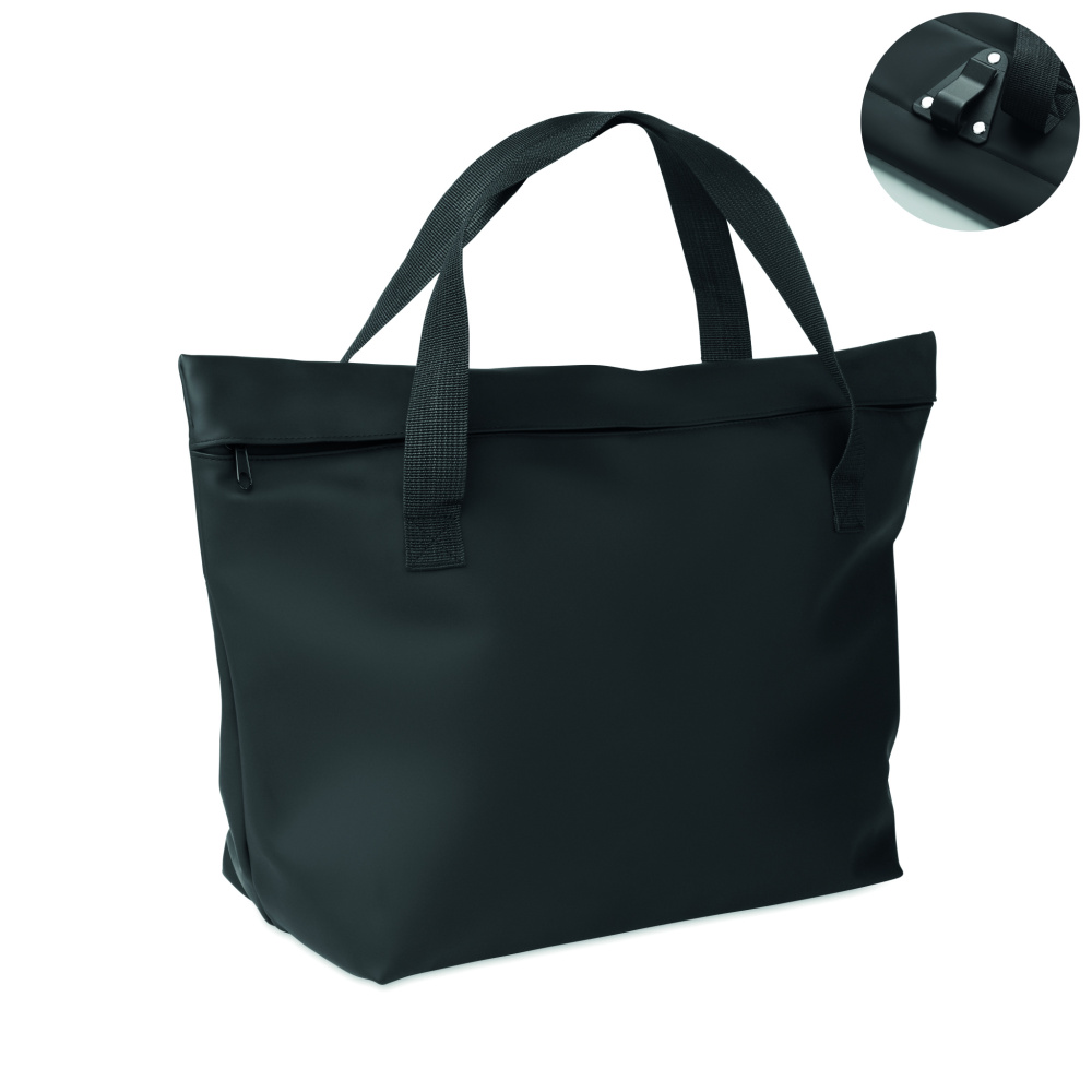 Logotrade liikelahja tuotekuva: PU-polkupyörän ostoskassi 10L