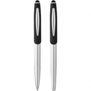 Logotrade reklaminiai produktai nuotrauka: Geneva stylus tušinukų ir ritininio rašiklio rinkinys