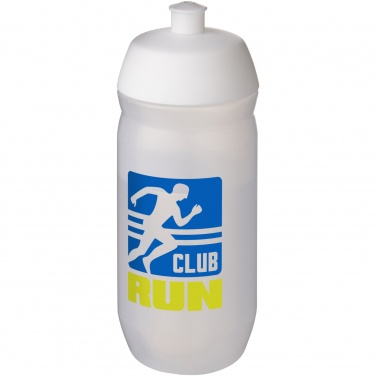 Logotrade dovana nuotrauka: HydroFlex™ skaidrus 500 ml išspaudžiamas sportinis buteliukas