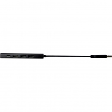 Logotrade verslo dovanos nuotrauka: Rise RCS perdirbto aliuminio USB 2.0 šakotuvas