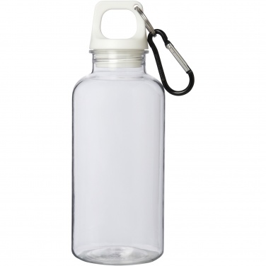 Logotrade verslo dovanos nuotrauka: Oregono 400 ml RCS sertifikuotas perdirbto plastiko vandens butelis su karabinu