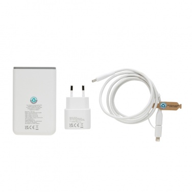 Logotrade verslo dovanos nuotrauka: Surge RCS perdirbtas PET 20W tipo C 3 vnt įkrovimo rinkinys