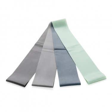 Logotrade reklaminiai produktai nuotrauka: 4 vnt elastinės fitneso juostos maišelyje