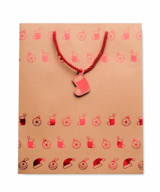 Logotrade reklaminiai produktai nuotrauka: Dovanų popierinis maišelis su raštu