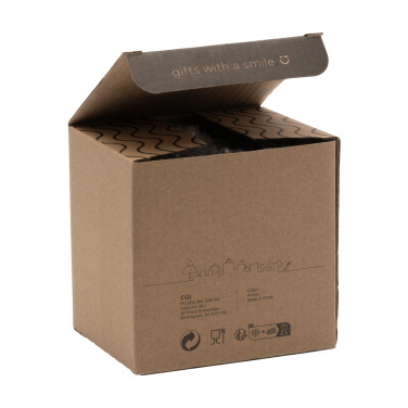 Logotrade verslo dovanos nuotrauka: Retro sidabrinis emalio puodelis 350 ml