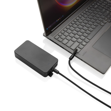 Logotrade reklaminiai produktai nuotrauka: „LoopAmp RCS RPET“ reguliuojamo stiprumo telefono laidas su 60 W galia