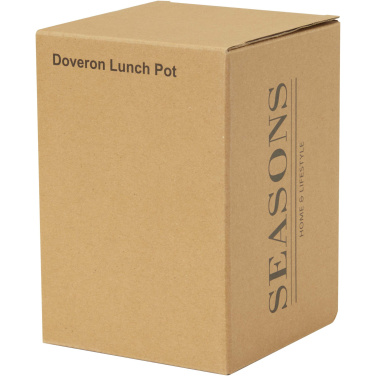 Logotrade dovana nuotrauka: „Doveron“ 500 ml perdirbto nerūdijančio plieno termoizoliacinis pietų indas