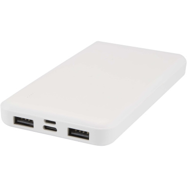 Logotrade reklaminiai produktai nuotrauka: „Intan“ 10 000 mAh 10 W perdirbto plastiko išorinė baterija