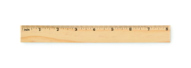 Logotrade reklaminės dovanos nuotrauka: Medinė liniuotė 20 cm