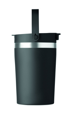 Logotrade reklaminės dovanos nuotrauka: Dvigubos sienelės stiklinė 350 ml