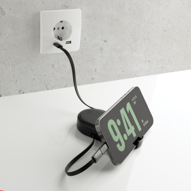 Logotrade dovana nuotrauka: „Chargevix RCS“ plastikinis daugiafunkcis 60 W įkrovimo rinkinys
