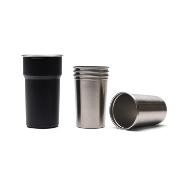 Logotrade reklaminės dovanos nuotrauka: VINGA Parks RCS SS puodeliai, 4 vnt., 250 ml