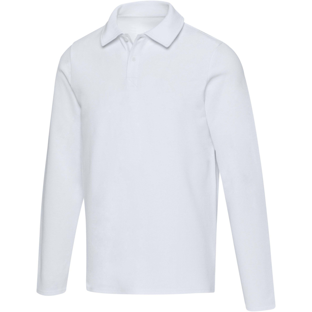 Logotrade dovana nuotrauka: „Apollo“ ilgomis rankovėmis unisex polo marškinėliai