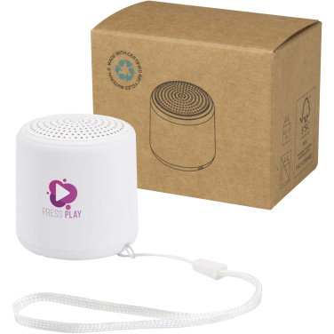 Logotrade verslo dovanos nuotrauka: „Velkis“ 3 W perdirbto plastiko belaidis „Bluetooth®“ garsiakalbis