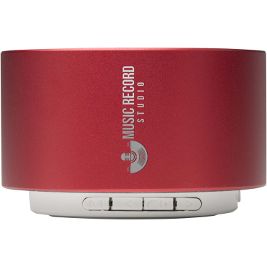 Logotrade reklaminės dovanos nuotrauka: „Ankaa“ 3 W perdirbto aliuminio belaidis „Bluetooth®“ garsiakalbis