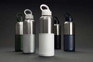 Logotrade verslo dovanos nuotrauka: Ripple RCS R-steel nepralaidus vandens butelis su rankena 750 ml