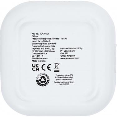 Logotrade dāvanas foto: Stark 2.0 3W mini RCS otrreizēji pārstrādātas plastmasas Bluetooth® skaļrunis