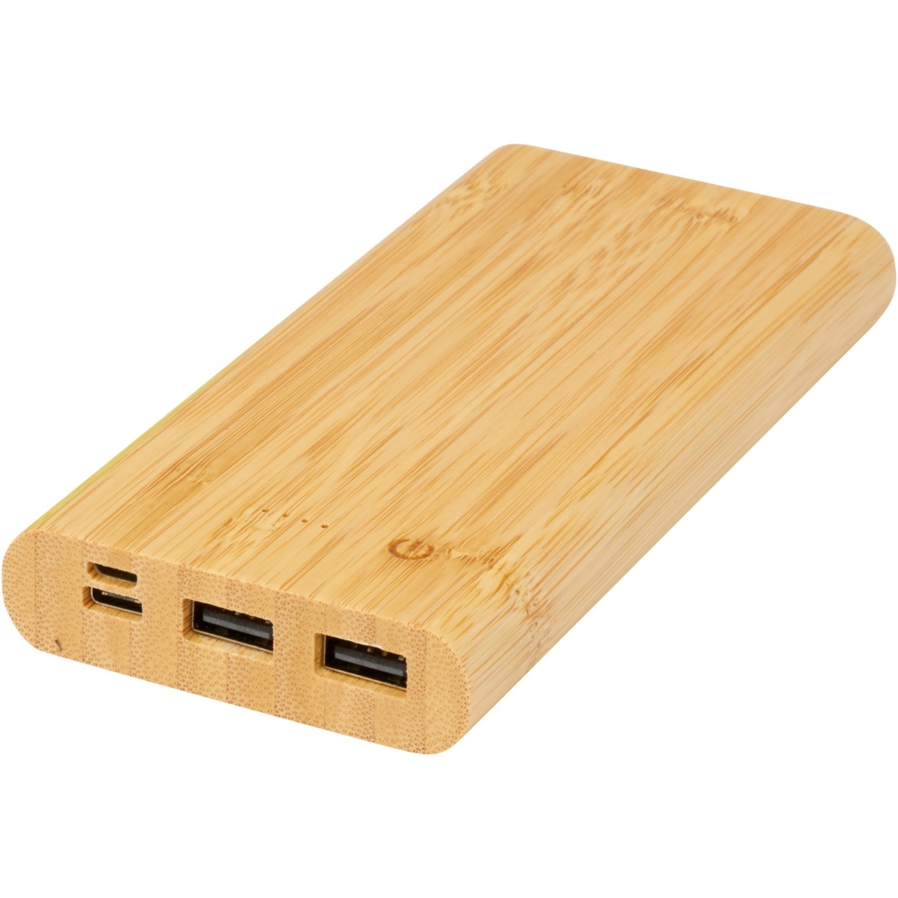 Logotrade korporatīvās dāvanas foto: Tulda 10 000 mAh bambusa jaudas banka