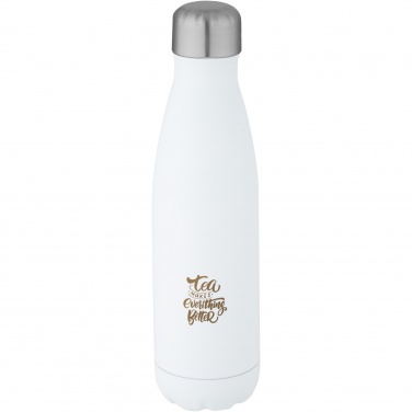 Logotrade Ideja dāvanas foto: Cove 500 ml RCS sertificēta pārstrādāta nerūsējošā tērauda pudele ar vakuuma izolāciju 